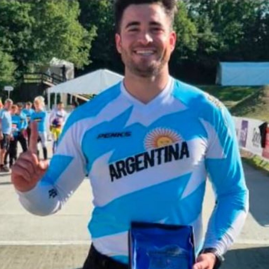 El argentino Matías Montenegro se consagró campeón del Mundial de BMX 