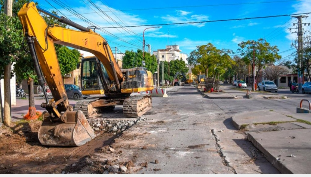Av. Colón entre Libertad y San Martín quedó Inhabilitada por los avances en la obra de repavimentación