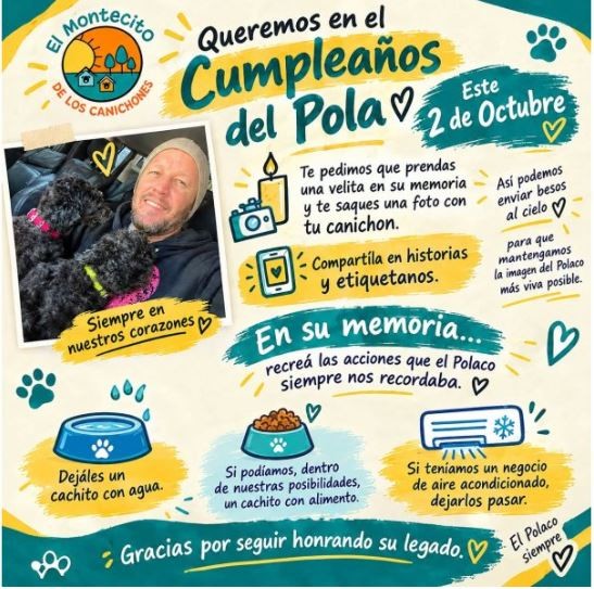 Preparan un emotivo homenaje al Polaco Riemersma por su cumpleaños
